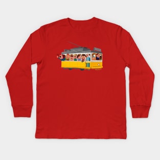 Lisbon Tram 28 Kids Long Sleeve T-Shirt